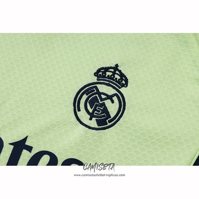 Chandal del Real Madrid 2025-2026 Manga Corta Verde - Pantalon Corto
